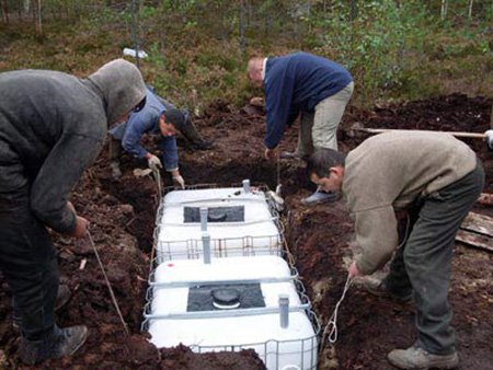 Септик з еврокубов своїми руками: схема, пристрій