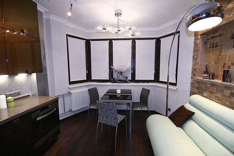 Дизайн кухні з терасою