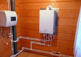 Установка газового котла в приватному будинку, схема підключення