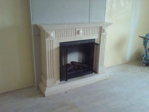 Камін з пінопласту   зробити своїми руками: фото