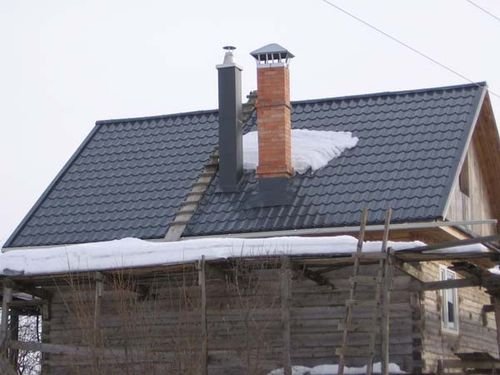 Як здійснити монтаж димоходу до стіни, стелі, даху