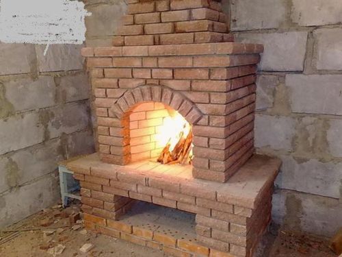 Цегляні каміни: фото в інтерєрі для будинку