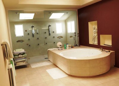 Дизайн великої ванної кімнати