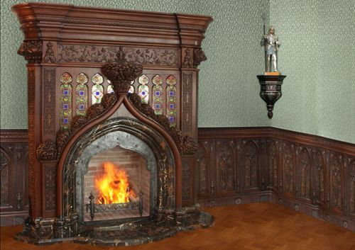 Портал з дерева для каміна: робимо своїми руками, фото варіанти