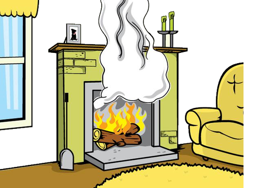 Чому димить камін в кімнаті в приватному будинку: причини