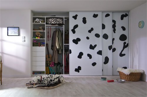 Вбудований шафа купе в передпокій, з розпашними дверцятами, кутовий   робимо вибір