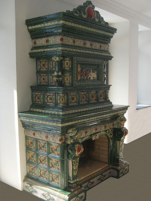 Кахлі для камінів та печей: фото і відео обробки