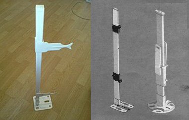 Кріплення радіаторів опалення до стіни і підлоги на ніжки і кронштейни