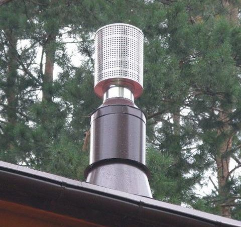 Іскрогасник на димохід: креслення своїми руками, фото