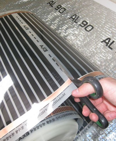 Монтаж інфрачервоного плівкового теплої підлоги під лінолеум   покрокова інструкція