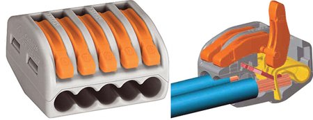 Основні способи зєднання електричних дротів