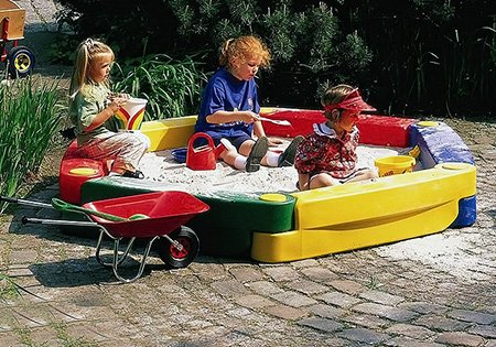 Пісочниця для дітей на дачу своїми руками