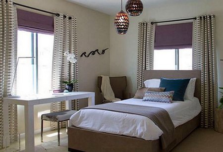 Дизайн штор для спальні: ідеї, критерії вибору