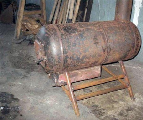 Буржуйка з газового балона своїми руками: схема, пристрій, принцип роботи, креслення буржуйки тривалого горіння, на дровах