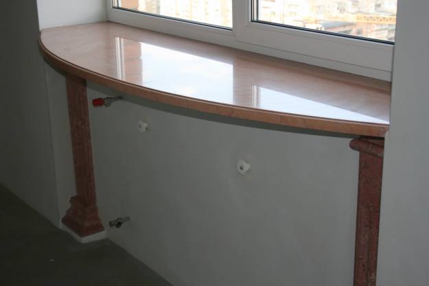 Підвіконня з мармуру   благородний елемент інтерєру