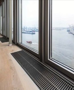 Вбудовувані в підлогу водяні конвектори опалення: переваги та недоліки