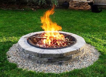 Камяний мангал для дачі своїми руками