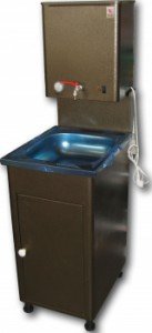 Умивальник з водонагрівачем (підігрівом води)