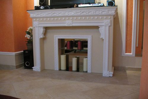 Ліпнина для каміна: фото, своїми руками, відео