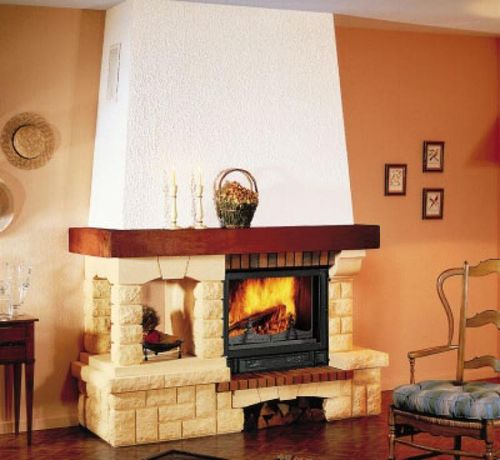 Пристінні каміни: кутові, електричні, з цегли своїми руками