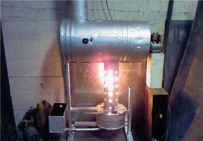 Саморобна піч на відпрацьованому маслі з водяним контуром своїми руками