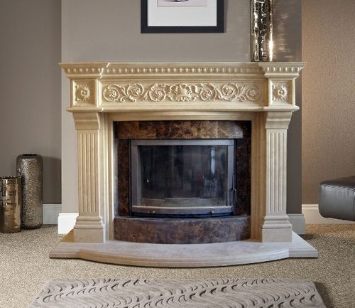 Мармурові портали для камінів та електрокамінів: фото Мармурові портали для камінів та електрокамінів: фото