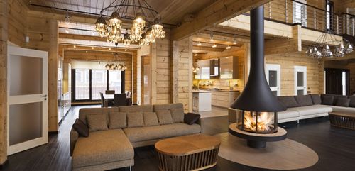 Камін на другому поверсі деревяного будинку: фундамент, відео своїми руками