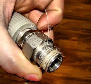 Герметизація різьбових зєднань систем опалення