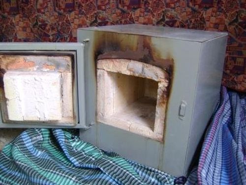 Муфельна піч своїми руками: відео інструкція