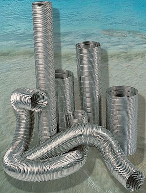 Гнучкий димар з нержавіючої сталі: застосування, відео монтажу