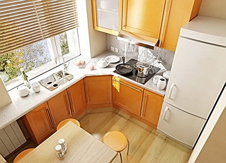 Штори для маленької кухні: варіанти, поради з вибору