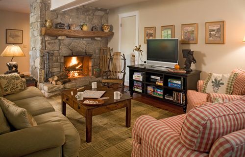 Фото камінів в інтерєрі квартири: дизайн вітальні з каміном в приватному будинку Фото камінів в інтерєрі квартири: дизайн вітальні з каміном в приватному будинку