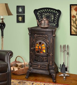 Чавунна піч для опалення будинку: види, принцип роботи, переваги і недоліки