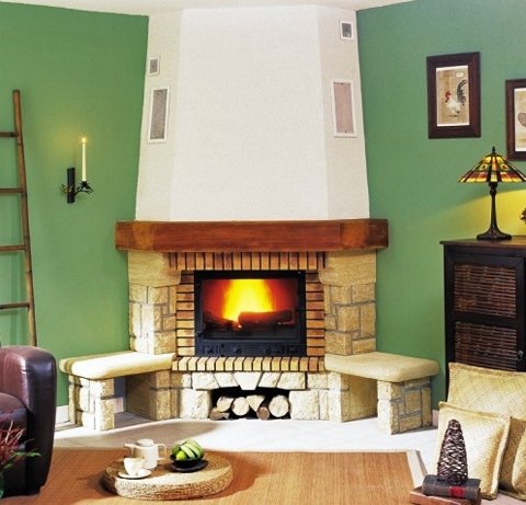 Відгуки про каміни для дачі: газові, дровяні, чавунні – фото моделей