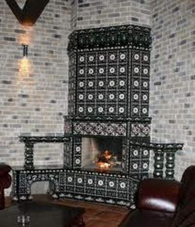 Що таке кахельні каміни: фото, застосування