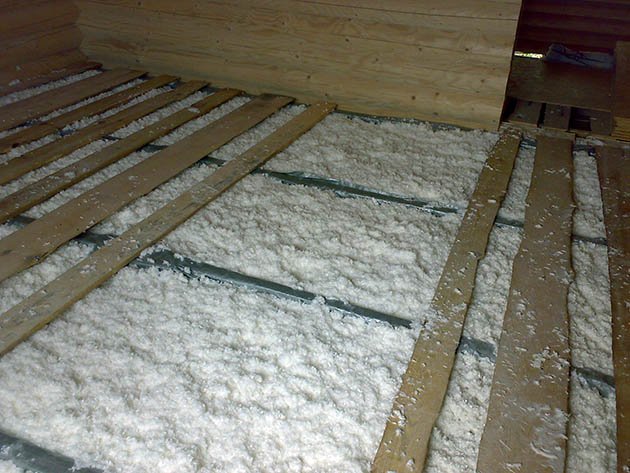 Утеплення підлоги в деревяному будинку знизу пінопластом, керамзитом, пінополістиролом: схема і технологія утеплення деревяного статі Утеплення підлоги в деревяному будинку знизу пінопластом, керамзитом, пінополістиролом: схема і технологія утеплення деревяного статі
