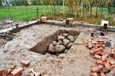 Камяний мангал для дачі своїми руками