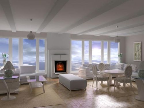 Місце установки каміна в будинку: варіанти розташування