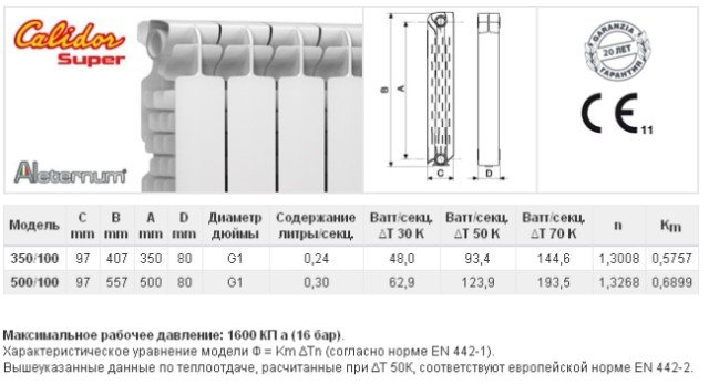 Які алюмінієві батареї опалення краще   рейтинг фірм та виробників радіаторів