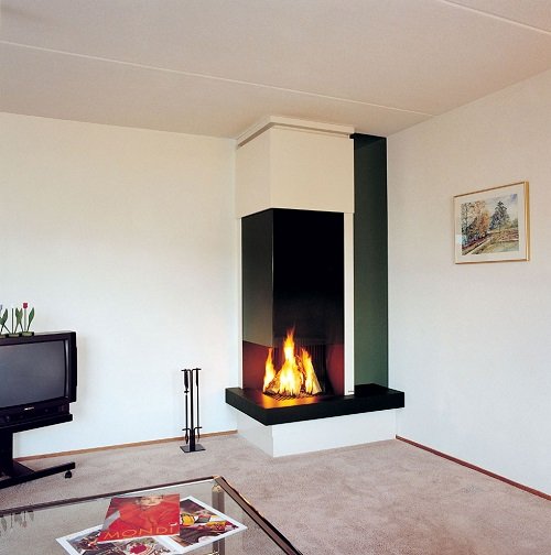 Дизайн камінів в стилі Хай Тек в інтерєрі: ідеї фото