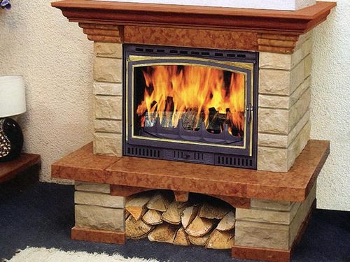 Цегляні каміни: фото в інтерєрі для будинку