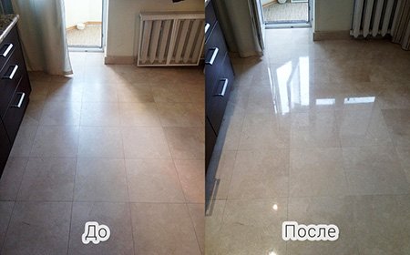 Шліфування, полірування і кристалізація мармурового підлоги