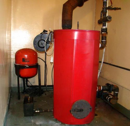 Котли на відпрацьованому маслі, відгуки про саморобних котлах – фото і креслення