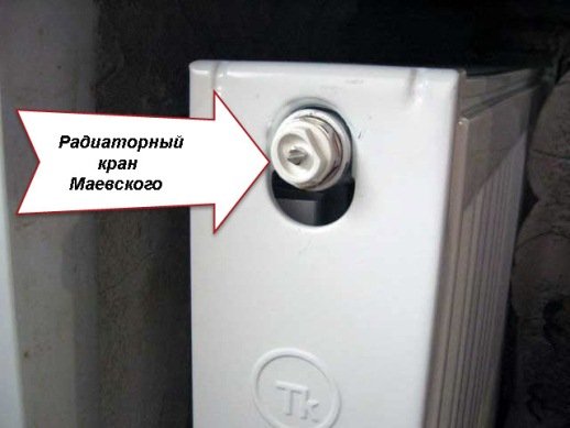 Кран Маєвського: принцип роботи, будову, технічні характеристики Кран Маєвського: принцип роботи, будову, технічні характеристики