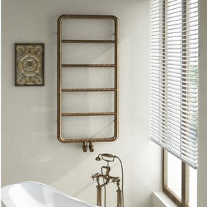 Полотенцесушитель бронза: огляд всіх видів, матеріали виготовлення і форми