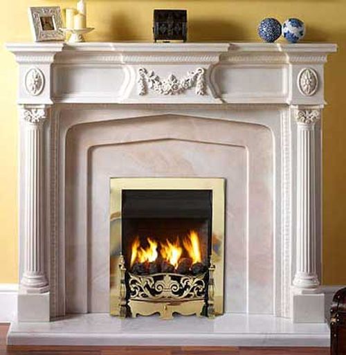 Мармурові портали для камінів та електрокамінів: фото Мармурові портали для камінів та електрокамінів: фото