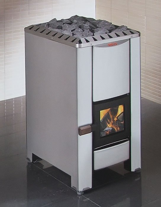 Поради щодо вибору печі каміни для лазні: з водяним контуром, з баком для води, фото