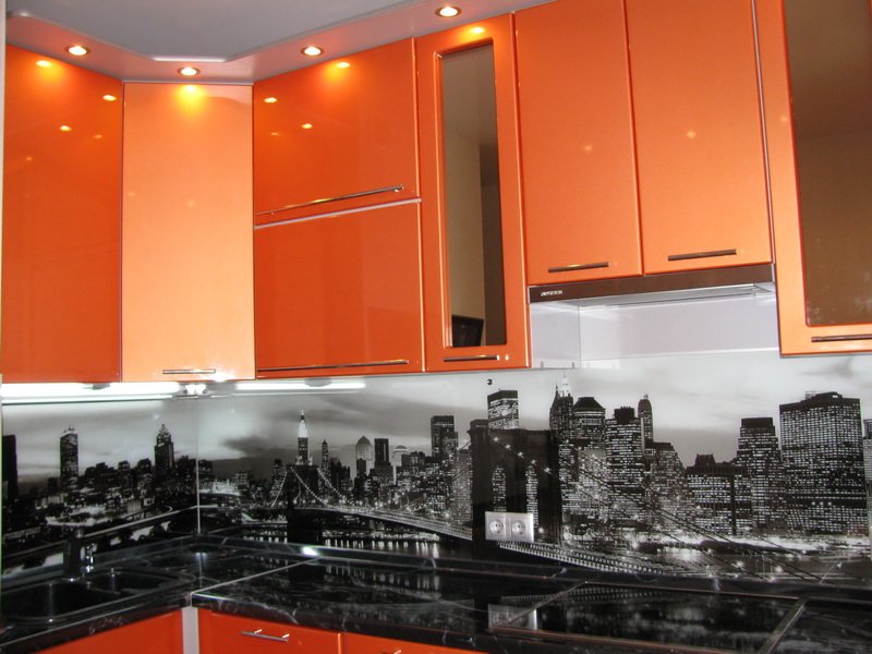 Скинали – оригінальне кухонне панно із скла