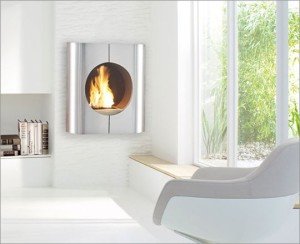 Імітація штучного каміна з гіпсокартону в інтерєрі квартири: фото