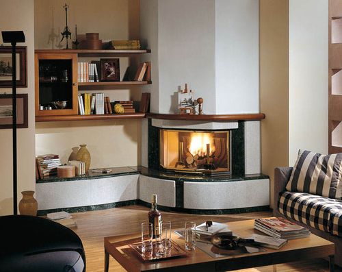 Камяні каміни для дому: фото в інтерєрі